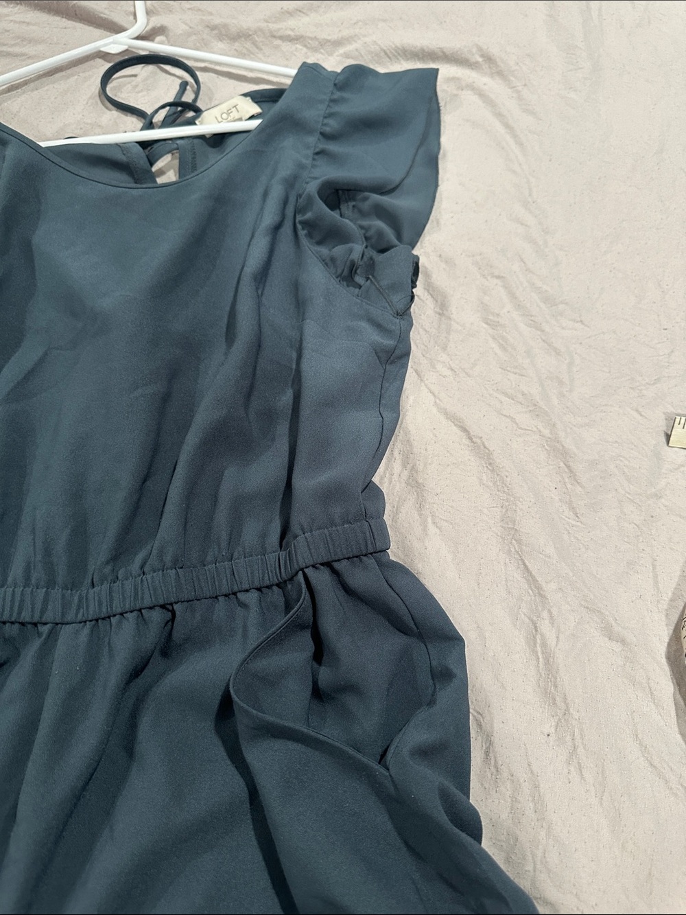 Loft Blue Ruffle Sleeve romper - Picture 7 of 10